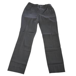 Club Monaco Pants Womens 0 Gray Slim Straight Stretch Mid Rise Professional Work
